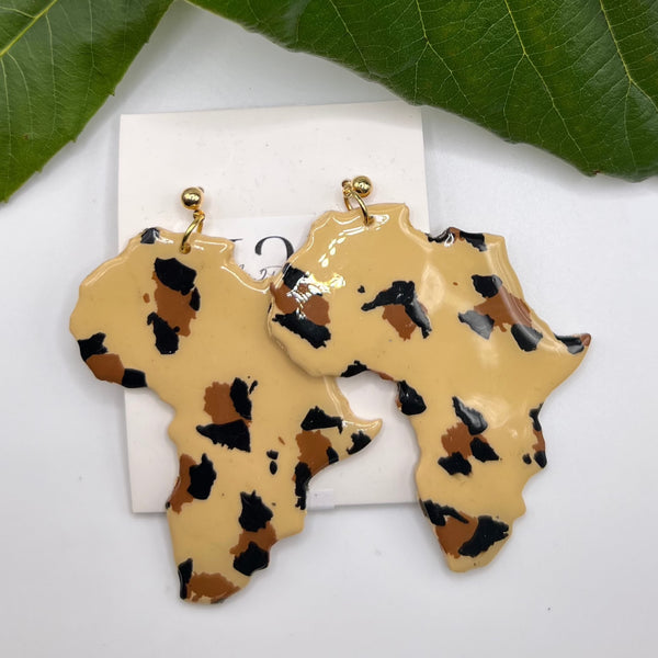 Africa Cheetah Print Earrings